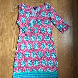 Hatley cotton dress 3/4 sleeves knee length